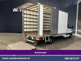 Mercedes-Benz Sprinter 2022 - 317 CDI 170pk 9G-Tronic Automaat Bakwagen Laadklep 21m3 KUUB Zijdeur Euro6 Airco | Lat om Lat betimmering | Leder afbeelding 2 miniatuur