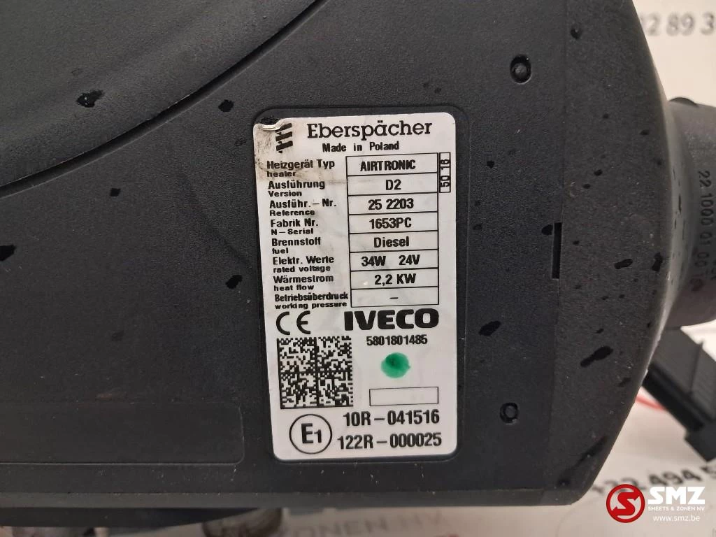Iveco 2017 - Occ standverwarming Airtronic D2 Iveco image 8