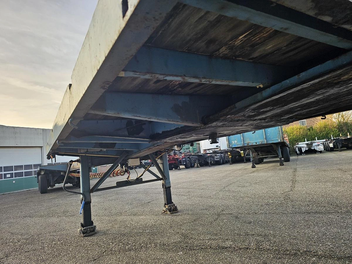 LINTRAILERS LSPU 18-27 | EXTENDIBLE TRAILER 21.20 MTR | STEERING AXLE | good sliding. 2000 Bild 10