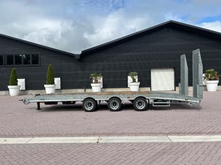 Veldhuizen TANDEM TIEFLADER 25 T 2021 - 25 ton TRIDEM SEMI-DIEPLADER MIDDEN AS AANHANGWAGEN afbeelding 3 miniatuur