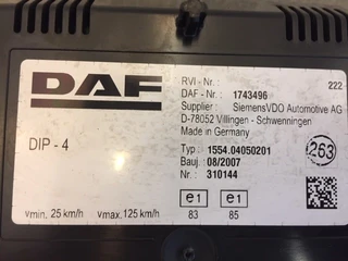 DAF 2007 - 1743496 DASHBOARD CF85IV/XF105 afbeelding 2 miniatuur