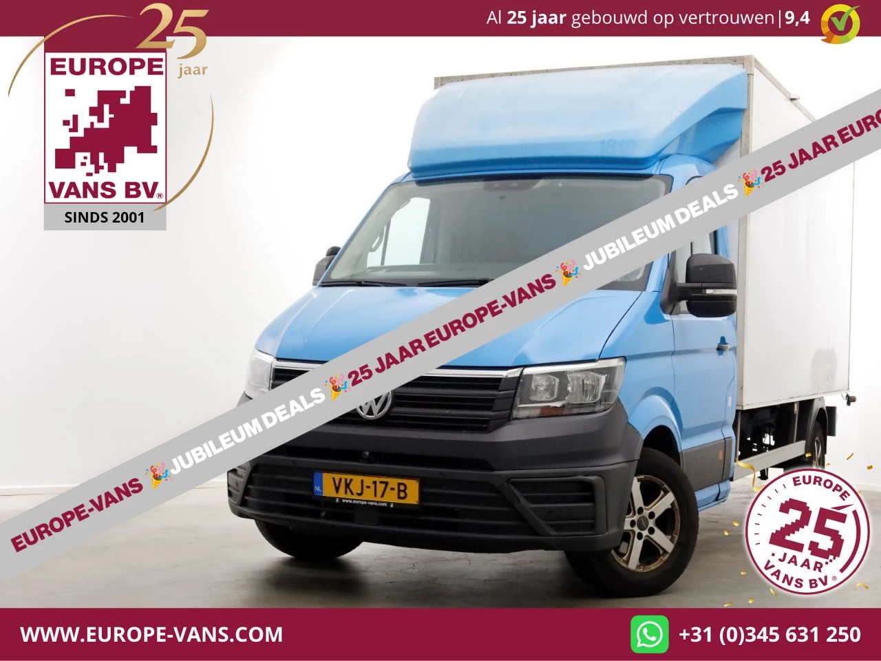 Volkswagen Crafter 2021 - 35 2.0 TDI E6 Bakwagen met achterdeuren 2-Persoons 05-2021 zdjęcie 1