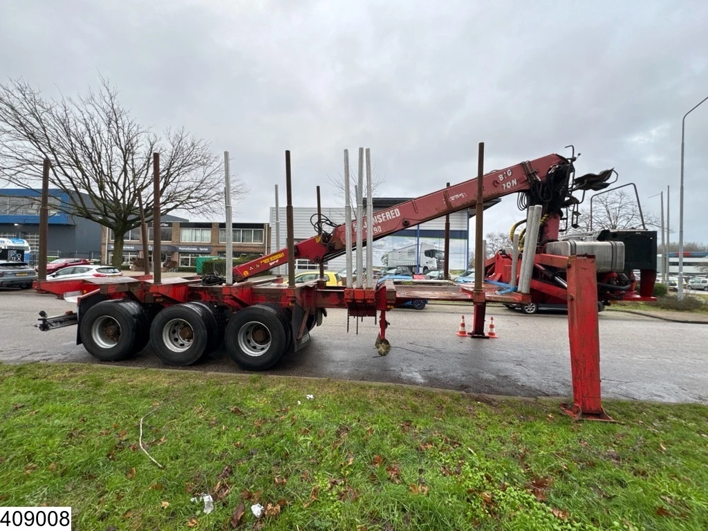 Billaud 2007 - Chassis Wood transport, Steel suspension, Extendable afbeelding 20