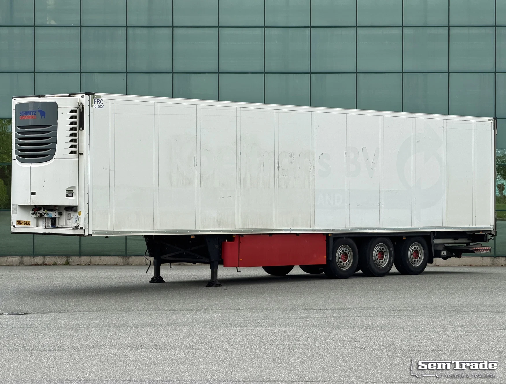 Schmitz Cargobull 2014 - SCB*S3B SCHMITZ TKM COOLING LIFT AXLE TAIL LIFT 270 CM HIGH INSIDE FLOWERWIDE HOLLAND-TRAILER Bild 1