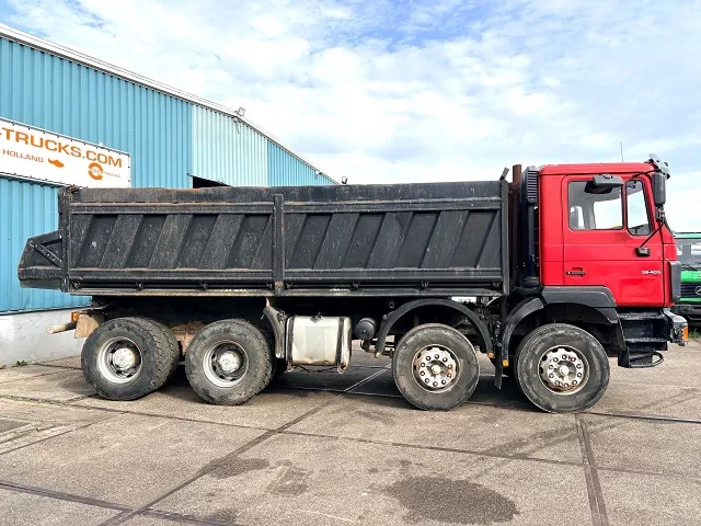 MAN 35 1997 - .403DF 8x4 MEILLER KIPPER (EURO2 / ZF16 MANUAL GEARBOX / FULL STEEL SUSPENSION / 13.000 KG. REDUCTION AXLES / ETC.) afbeelding 4