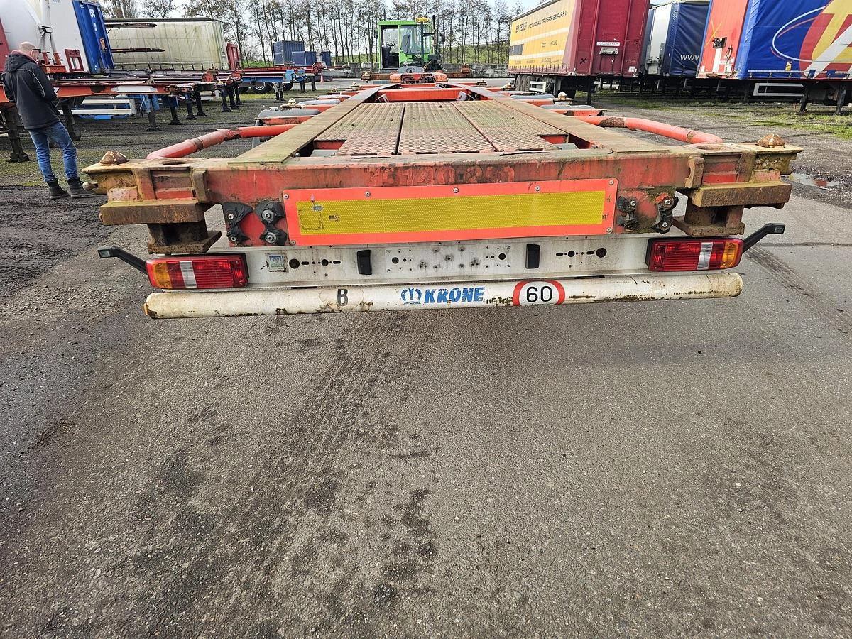 Krone SD 27| FIXED CHASSIS | SAF DISC. 40 FT |2 X 20 FT| HIGHCUBE | 20 FOOT MIDDLE| LIGHT WEIGHT|4740 KG. 2004 imagen 3
