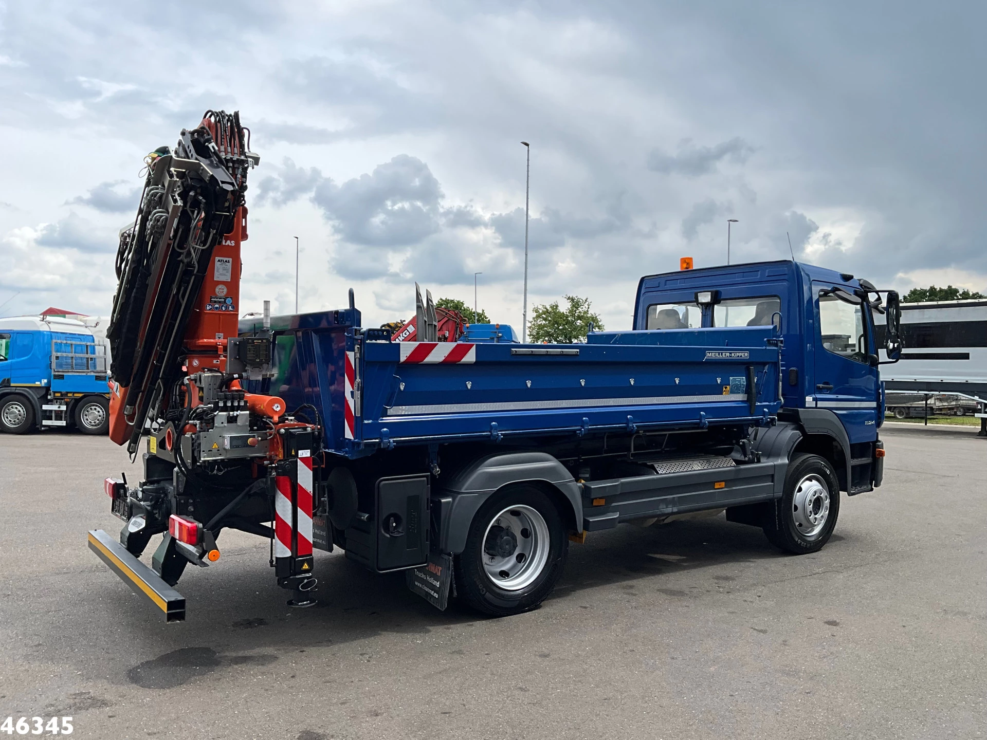 Mercedes-Benz Atego 2023 - 1524 Euro 6 Atlas 10 Tonmeter laadkraan Just 1.858 km! NEW & UNUSED! изображение 10