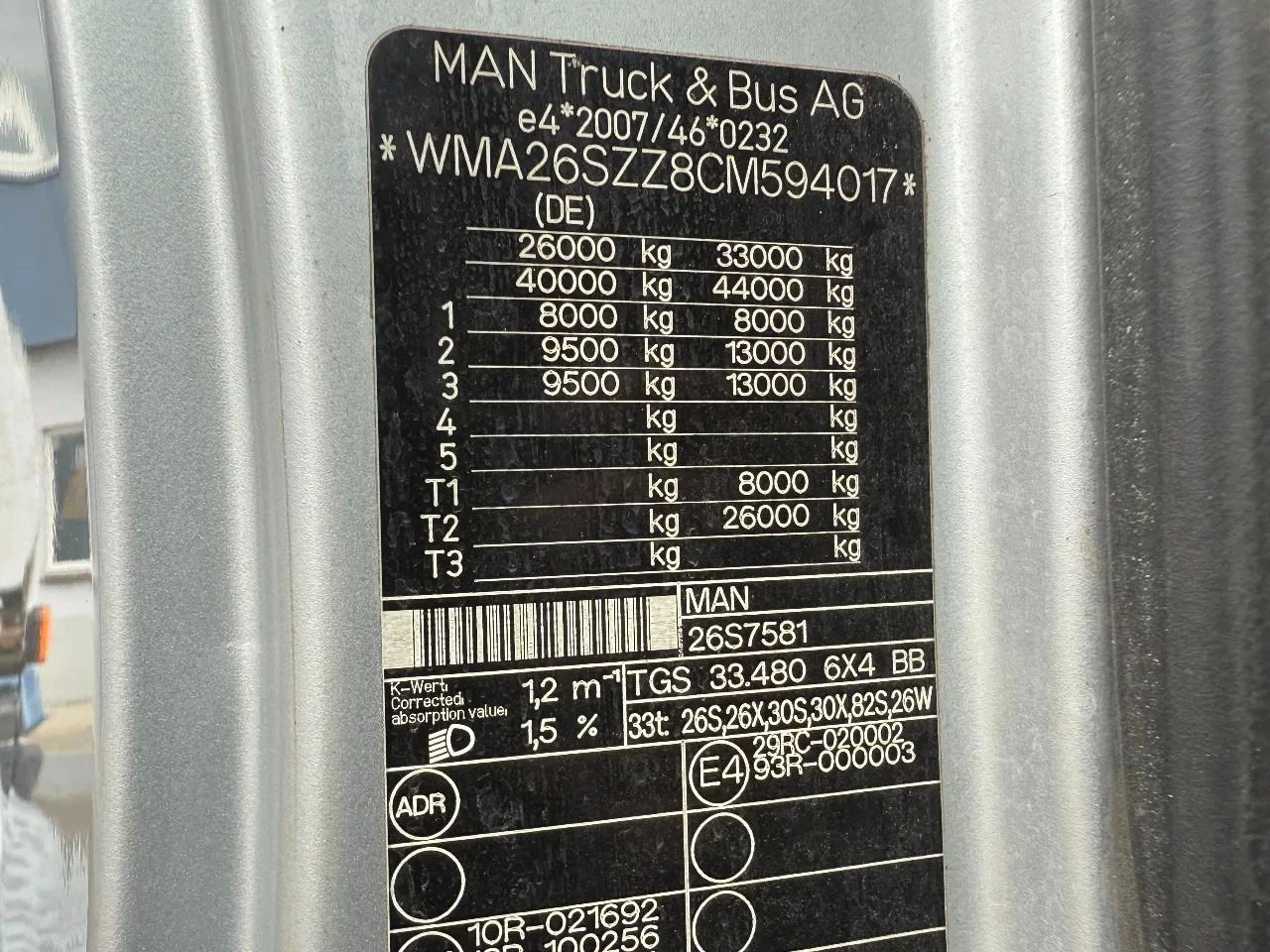 MAN TGS 2012 - 33.480 afbeelding 25