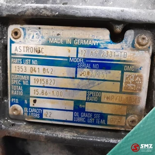 DAF N/A - Occ versnellingsbak 12AS2331TD + intarder IT3 DAF obrazek 5