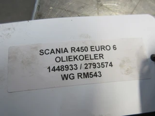 Scania - 1448933/2793574 OLIEKOELER SCANIA R 450 EURO 6 MODEL 2016 afbeelding 3 miniatuur