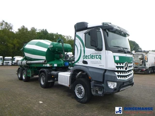 Mercedes-Benz Arocs 1943 4x4 Euro 6 + Liebherr mixer trailer 10 m3 2016 afbeelding 2 miniatuur