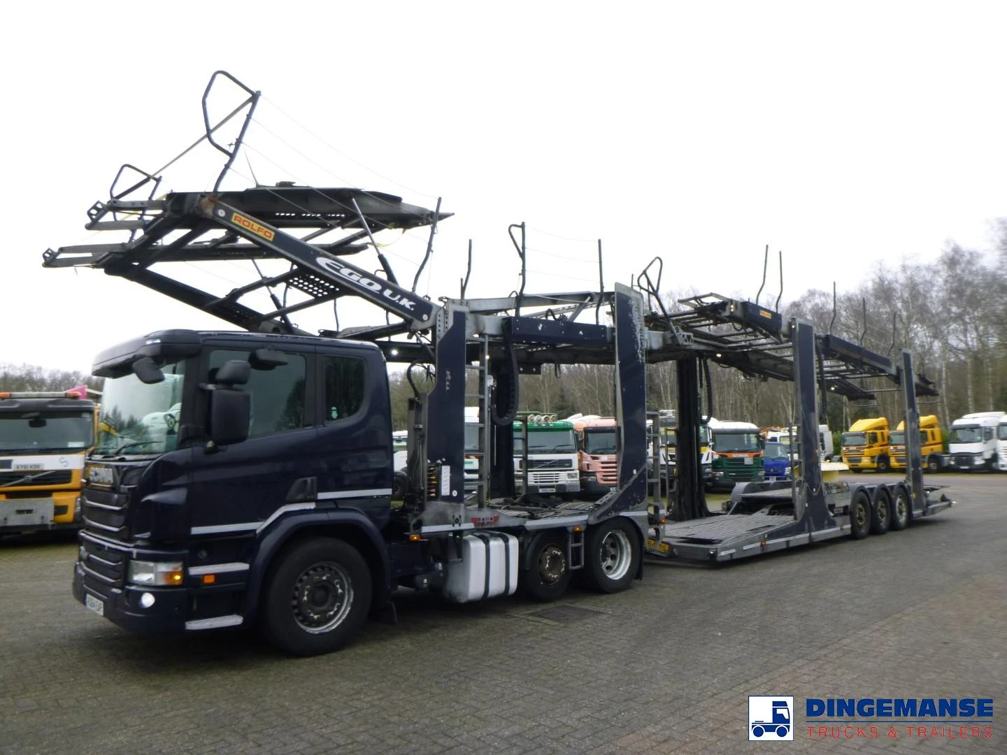 Scania P 2014 - 410 6x2 RHD Rolfo car transporter zdjęcie 1