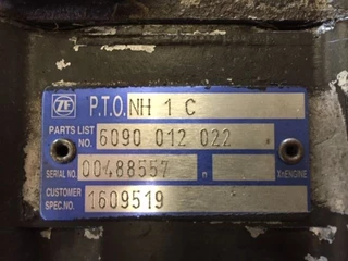 ZF N/A - 1609519 PTO NH1C afbeelding 3