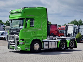 Scania R620-V8 2013 - Topline 6x2 - Retarder - Full air - Leather - 3.15 WB - Bull bar image 3