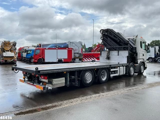 Scania R 2017 - R490 8x2 Euro 6 Retarder HMF 85 Tonmeter laadkraan + Fly-jib afbeelding 5