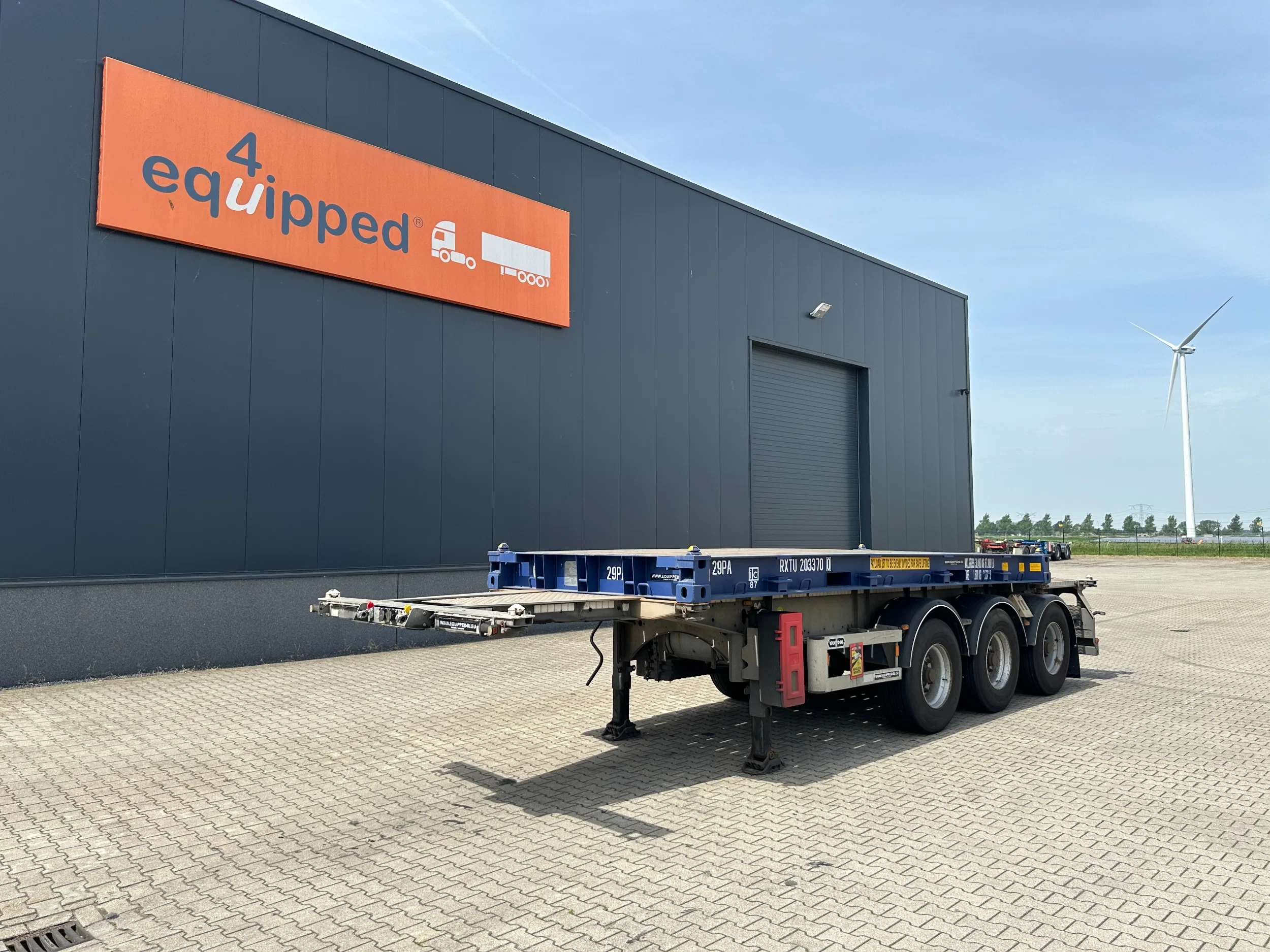 Van Hool 2015 - 20FT/30FT ADR CHASSIS + NEW 20FT FLATRACK hardwooden floor Bild 10