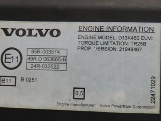 Volvo N/A - 22070191 Motor D13K460 E6 bild 3