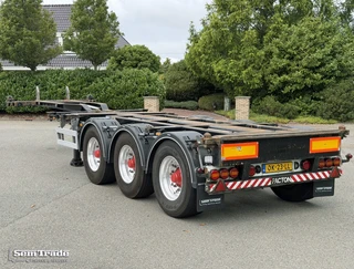 Pacton T3-010 2008 - T3-010 MIDDLE + BACK SLIDER 20-30-40-45 FT. DRUM BRAKES 2x LIFT AXLE TOP CONDITION HOLLAND-TRAILER image 3 thumbnail
