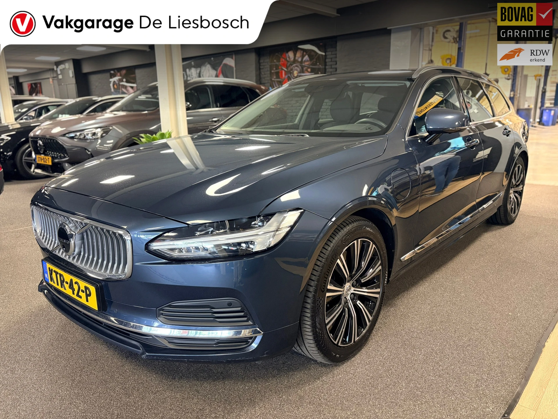 Volvo V90 2021 - 2.0 T6 AWD R-Design/pano/leer/harman kardon/navi/camera/head up imagem 1