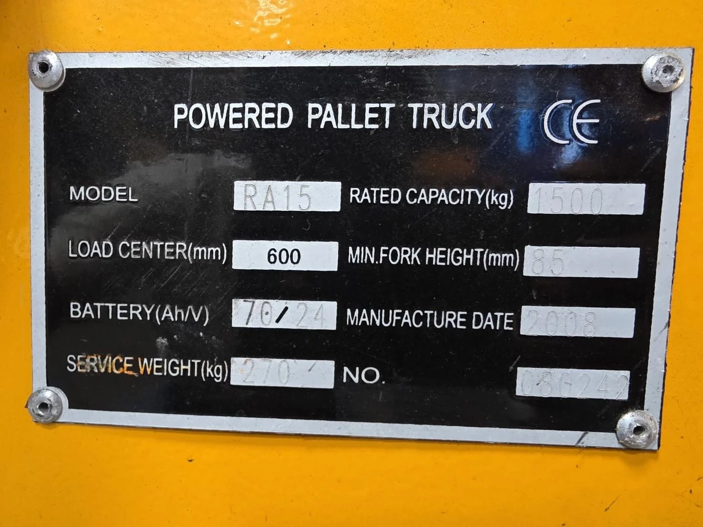 Unbranded RA15 1500 Kg 2008 afbeelding 7