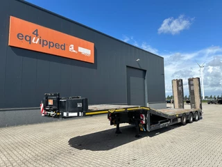 Broshuis N/A N/A - 3ABSD-48/1 Lowloader 3-axle / GVW: 59.000kg / Neck: 23.000kg / hydraulic steering + ramps + loading table / 4.60m extendable / winch / liftaxle for sale