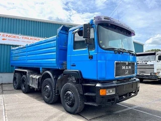 MAN 41.464 F2000 1999 - 8X4 FULL STEEL KIPPER (EURO 2 / ZF16 MANUAL GEARBOX / ZF-INTARDER / FULL STEEL SUSPENSION / REDUCTION AXLES) obrazek 2