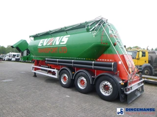 Feldbinder Powder tank alu 40 m3 + engine/compressor 2016 image 3 thumbnail