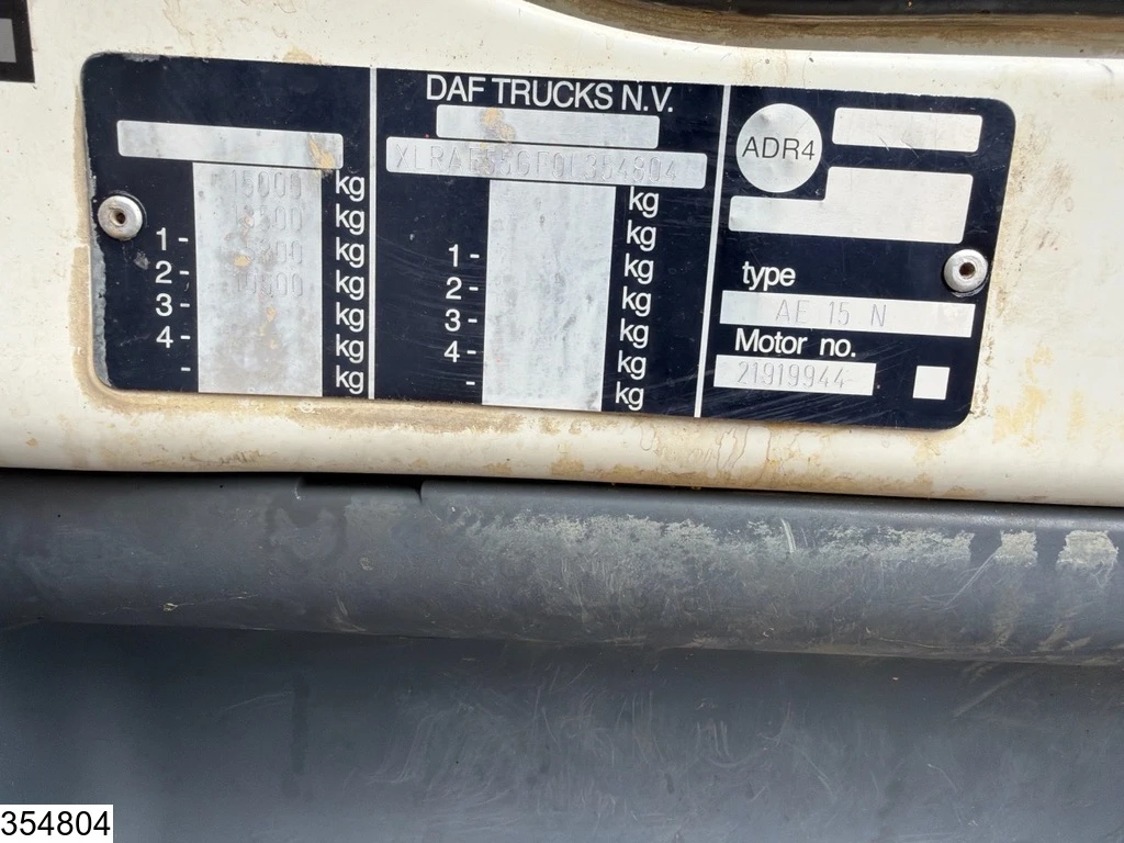 DAF 2009 - LF 250 Fuel, 11300 liter, 4 Comp, Magyar, Manual afbeelding 12
