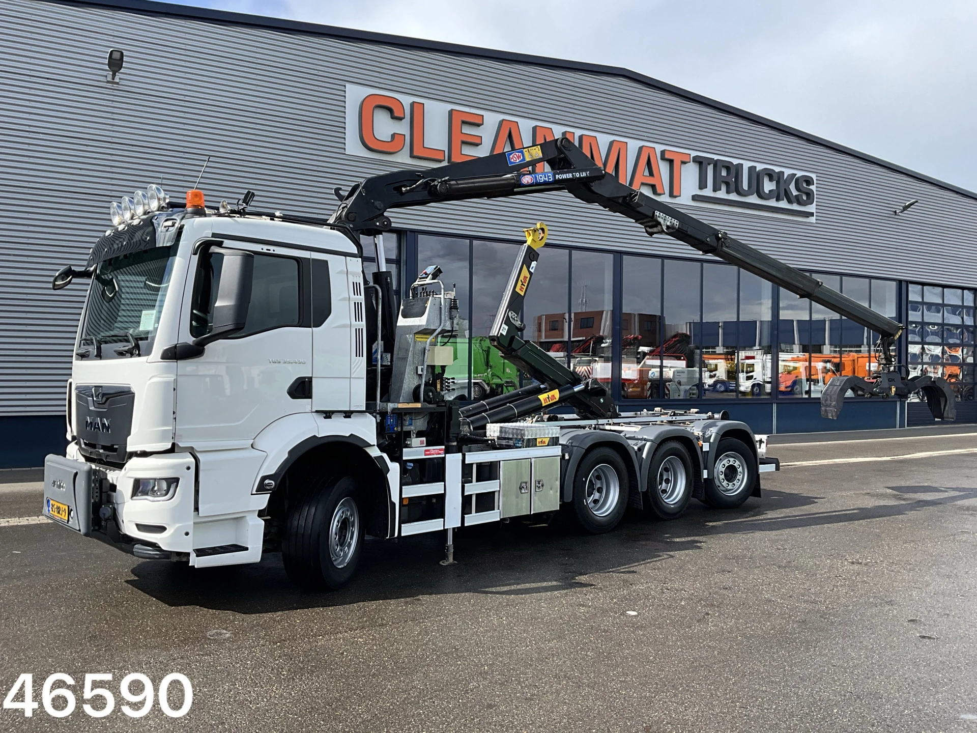 MAN TGS 2021 - 35.430 8x4 HMF 19 Tonmeter Z-kraan Just 122.810 km! Geschikt voor alle milieuzones tot 01-01-2030! imagem 1