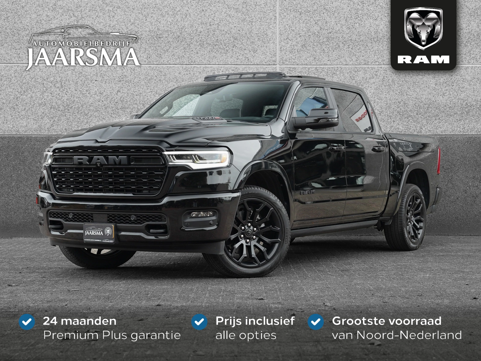 Dodge Ram 1500 2024 - 3.0L SST H.O. 549PK Limited Night CrewCab 4x4 afbeelding 1