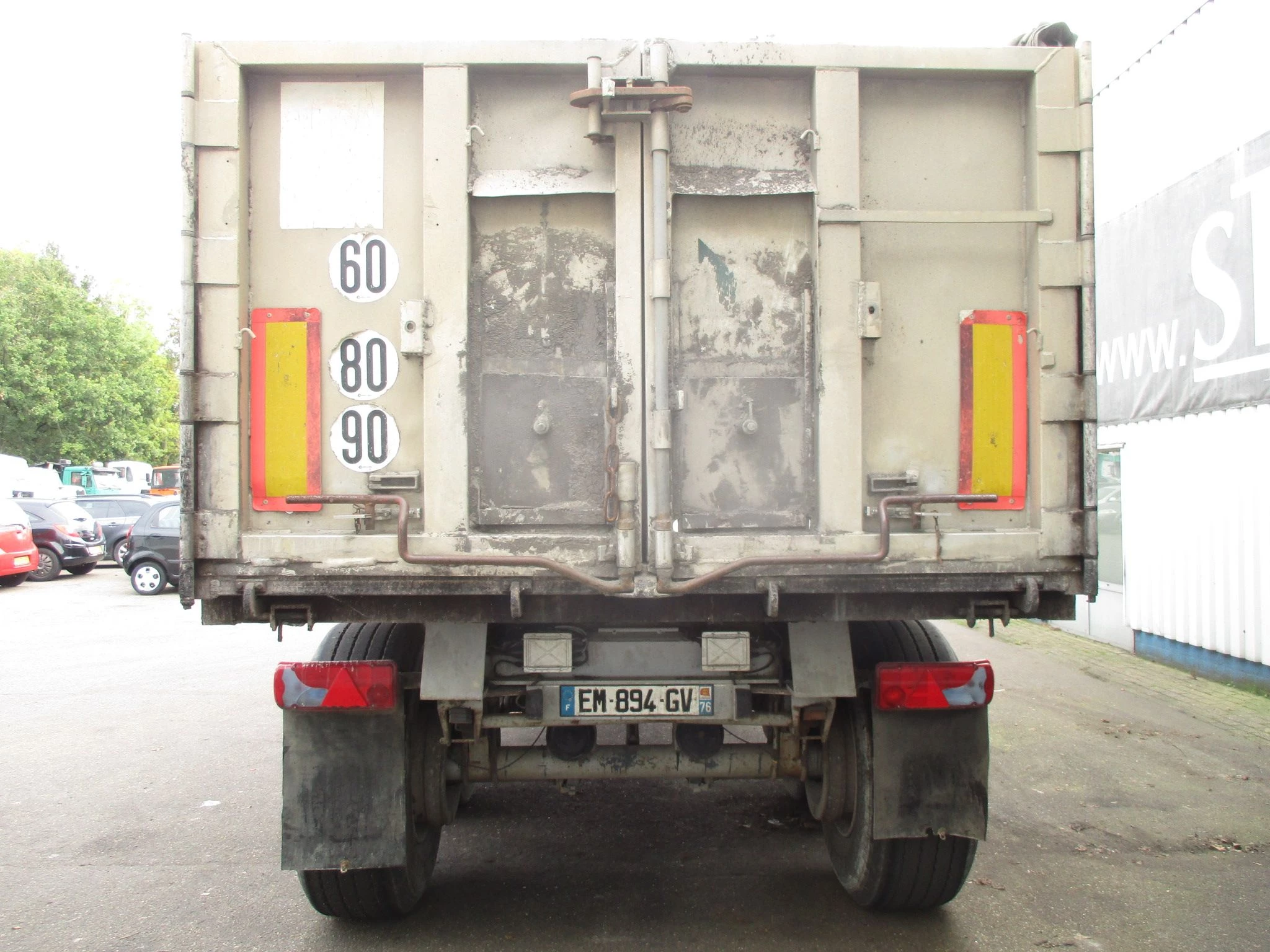 Stas 2000 - 2 Axle , tipper trailer , spring suspension, Drum brakes obrázek 7