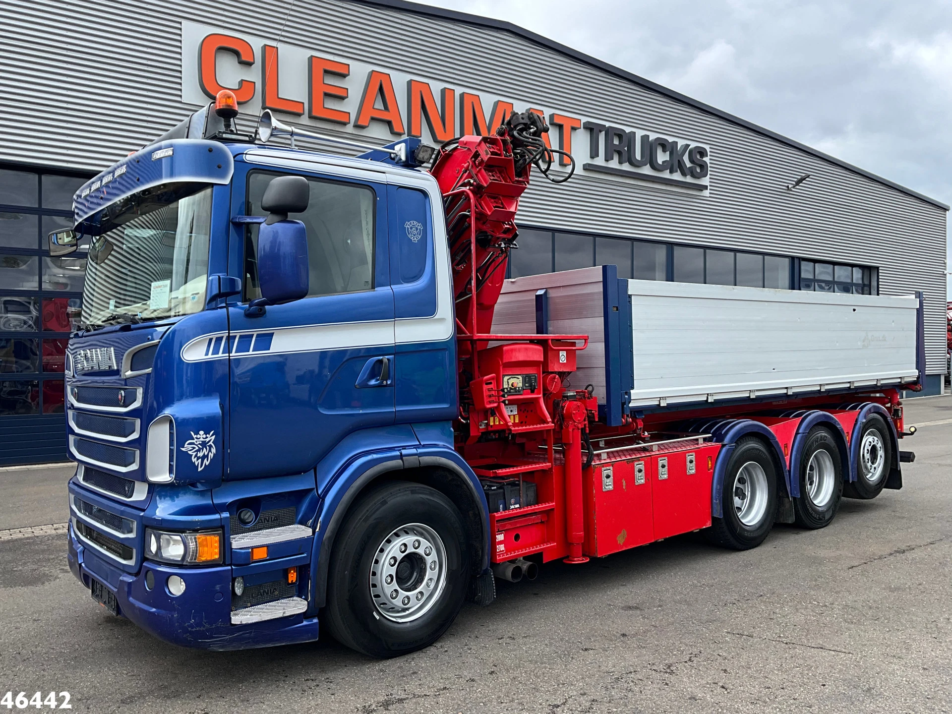 Scania R 2013 - 560 V8 8x4 Retarder Hiab 24 Tonmeter laadkraan afbeelding 1