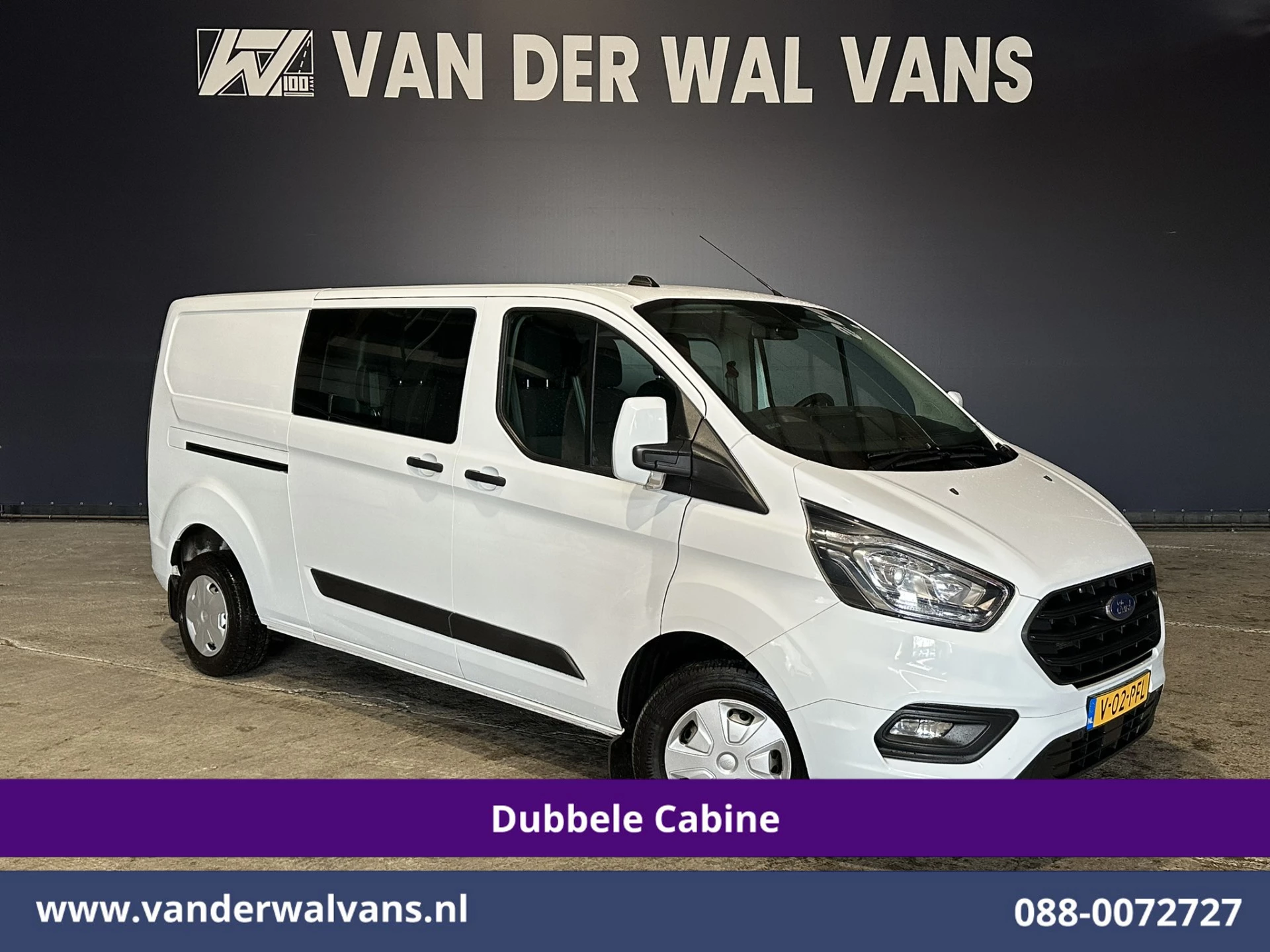 Ford Transit Custom 2021 - 2.0 TDCI 131pk L2H1 Dubbele Cabine Euro6 Airco | 6-Zits | LED | Cruisecontrol | Parkeersensoren imagen 1