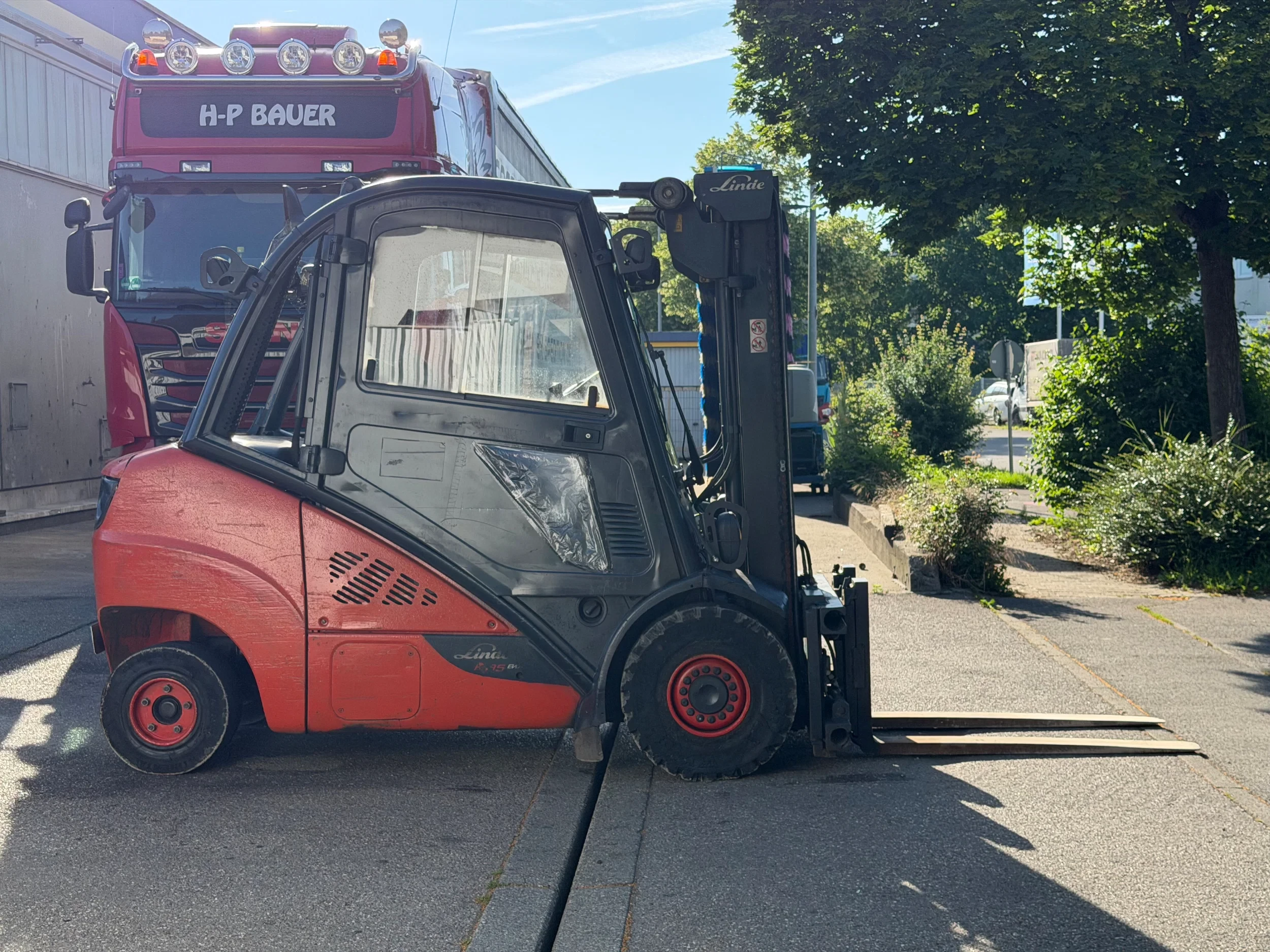 Linde H 35 D-02 EVO Diesel - Kabine, Duplex, Gabelverstellung afbeelding 6