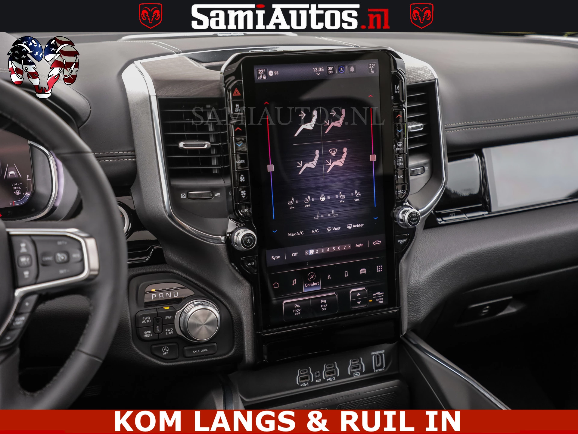 Dodge Ram Pick-Up 2024 - HUD | 420PK | LUCHTVERING | PANO | PASSAGIERSSCHERM | BOM EN BOM VOL | imagen 20