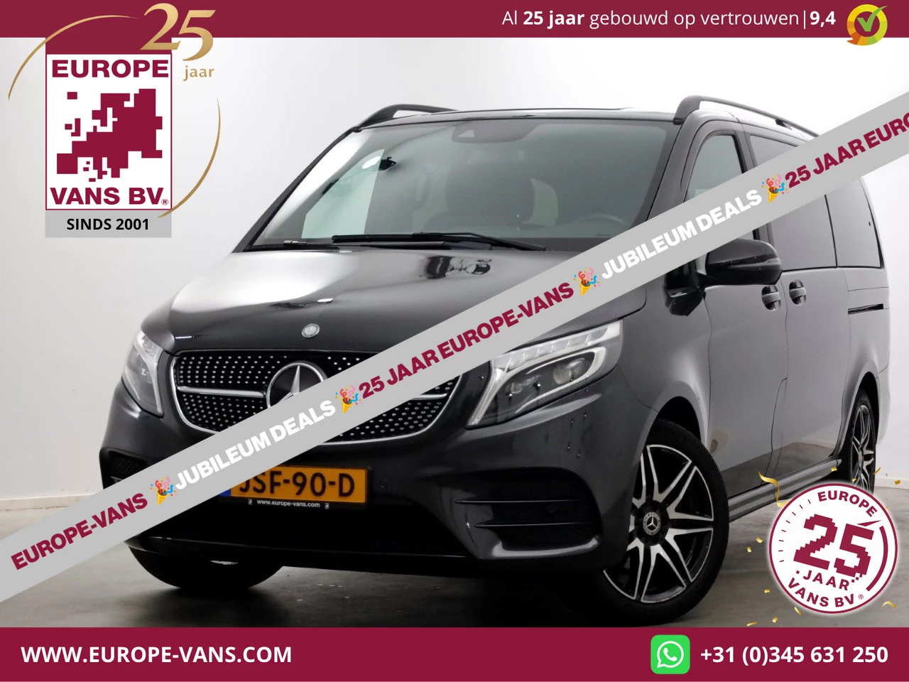 Mercedes-Benz V-Klasse 2021 - 300d 4-MATIC Lang Edition AMG Personenbus INCL. BTW/BPM 09-2021 afbeelding 1