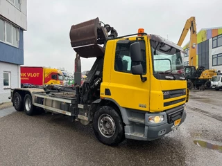 DAF CF 75.310 2008 - 6X2 EURO 5 HMF 1244 Z2 + REMOTE + HIAB 17T HOOK imagen 11