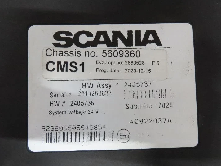 Scania - Electrical System CMS1 regeleenheid Scania zdjęcie 2