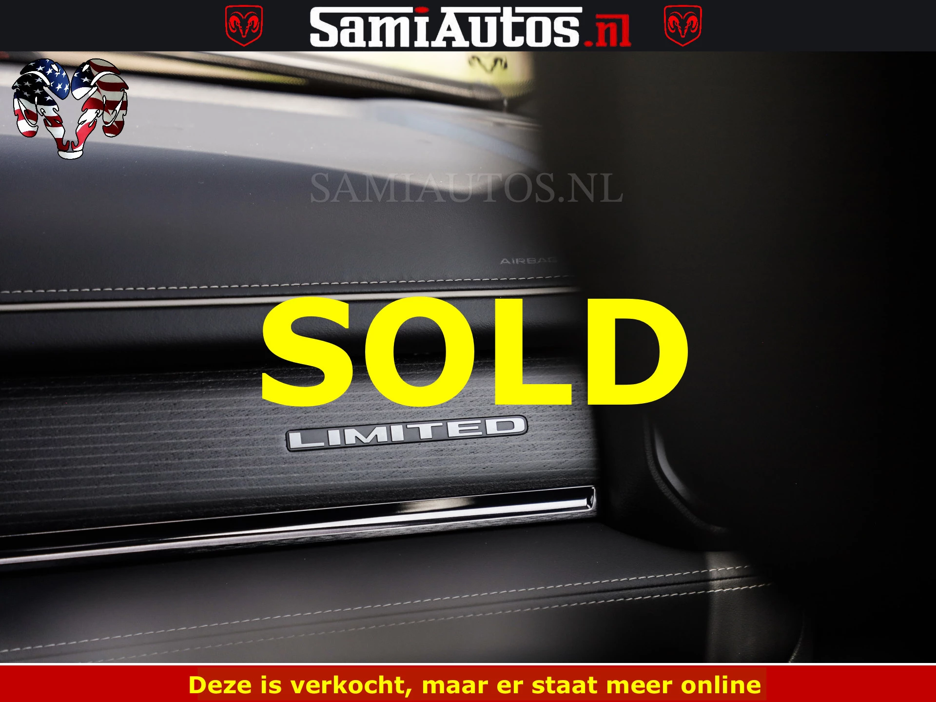 Dodge Ram Pick-Up 2024 - DELMONICO | LIMITED NIGHT 5.7 V8 | BOM VOL | HUD | LUCHTVERING | MEEST LUXE DUBBELE CABINE | 5 PERSOONS | obrázek 17