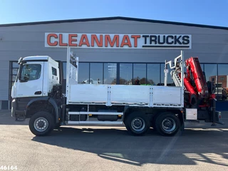 Mercedes-Benz Arocs 3345 6x6 Fassi 45 Tonmeter laadkraan Just 101.867 km! 2019 - N/A obrazek 4