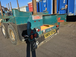 LEONET TB 18 |WOOD TRAILER WITH CRANE| BPW DRUM STEEL SUSPENSION. 1992 - N/A image 26