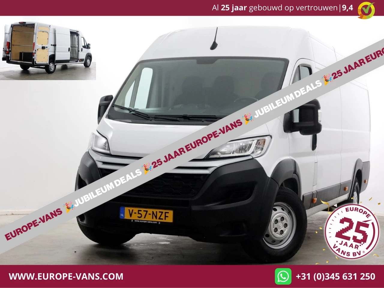 Citroën Jumper 2024 - 2.2 BlueHDi 165pk L4H2 Airco/Navi/Camera 06-2024 afbeelding 1