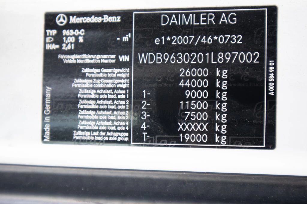 Mercedes-Benz Actros 2014 - 2548 BL immagine 18