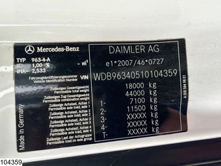 Mercedes-Benz Actros 2017 - 1843 EURO 6, Lohr, Retarder, Combi, Standairco imagen 8