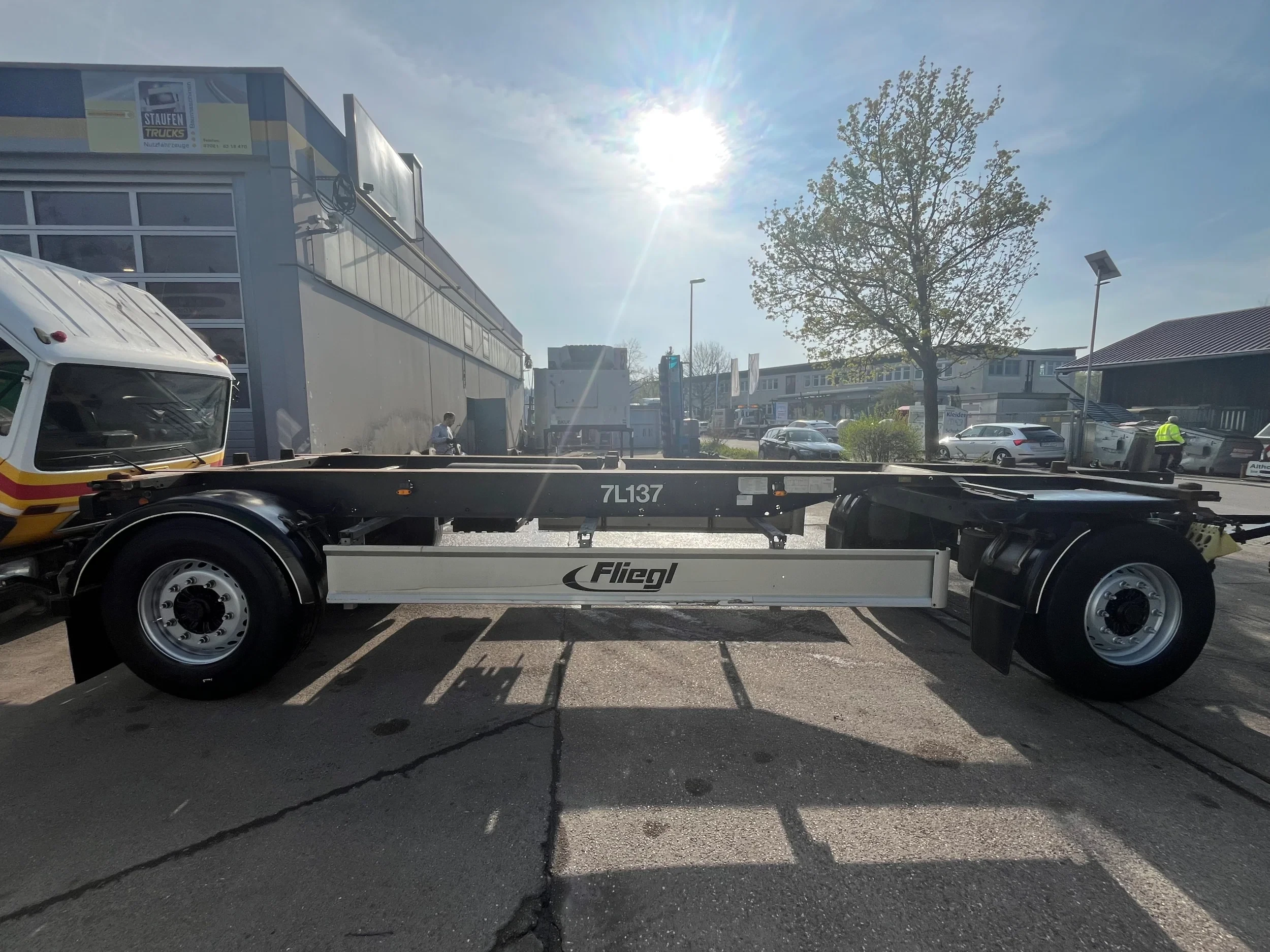 Fliegl 2018 - 4 x ZWP 180 2-Achs Lafette NEUWERTIG afbeelding 6