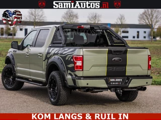 Dodge Ram Pick-Up 2018 - FORD F150 5.0 V8 4X4 | MAT OLIVE GREEN | BIJTELLING VRIJ | ZEER DIK | CAMERA | 3500KG | PANORAMA | LEDER | GO RHINO ROLLBAR | immagine 65