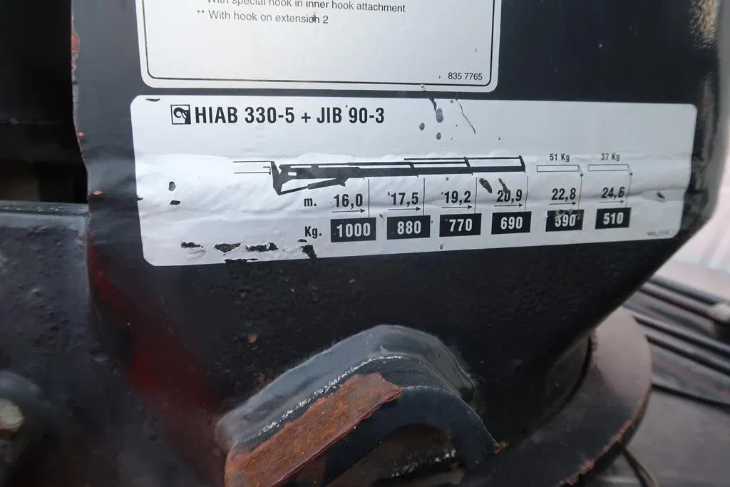 Scania R 1989 - R143-420 V8 Hiab 330-5 - JIB 90 image 21