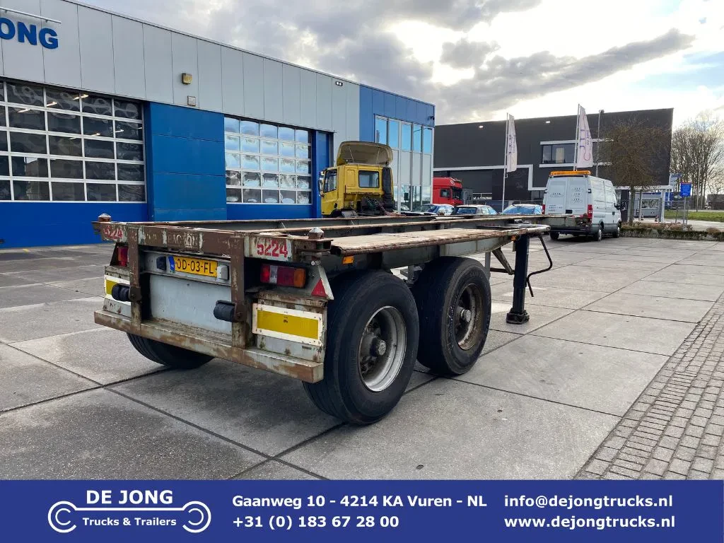 Pacton 1993 - Container Chassis 20 FT / Steel Suspension afbeelding 1