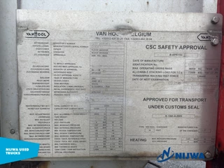 Van Hool 30 FT container Non ADR 2005 - N/A obrazek 5
