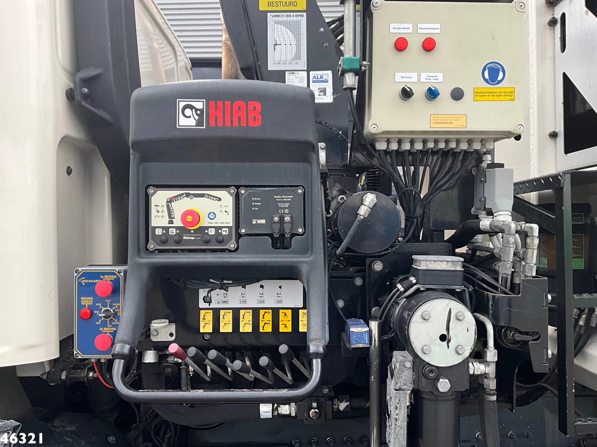 DAF FAN CF 290 Euro 6 Hiab 21 Tonmeter laadkraan 2018 afbeelding 13